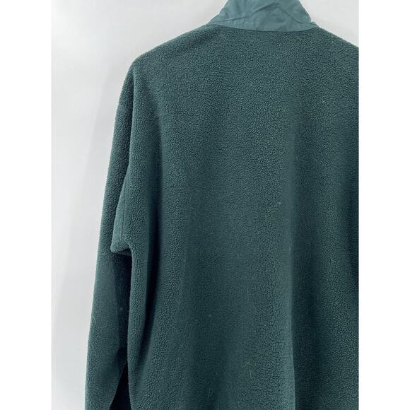 Vintage Patagonia Synchilla Jacket Womens Large Green Fleece Fall 1998 Full Zip - Picture 13 of 16